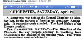 1845da 12th April Hampshire Advertiser
