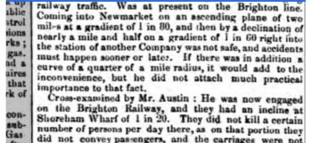 1847cb 24th March Bury Post Extract of a Newmarket railway meeting
