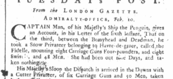 1758d 10th February Newcastle Courant
