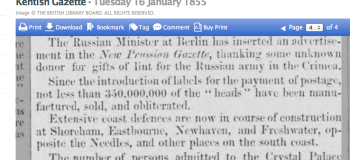 1855ab 16th January Kentish Gazette