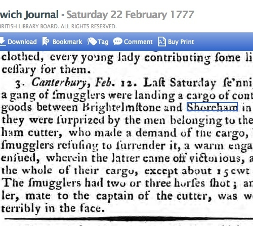 1777 22nd February Ipswich Journal