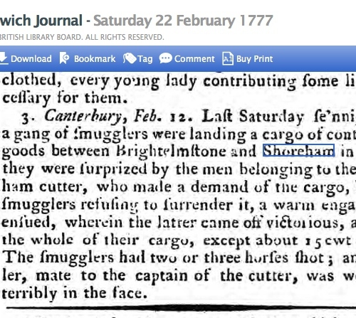 1777 22nd February Ipswich Journal