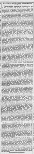 1879 Streader The Standard 11th August
