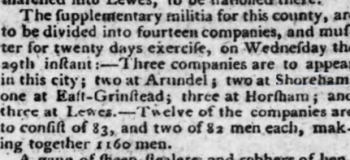 1797 18th March Hampshire Chronicle