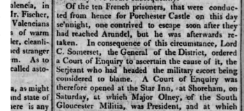 1808c 28th November Hampshire Chronicle