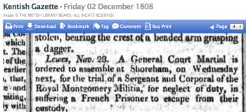 1808d 2nd December Kentish Gazette