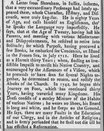 1772 15th Feb Oxford Journal