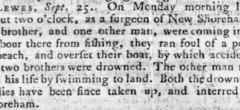 1775 2nd October Hampshire Chronicle