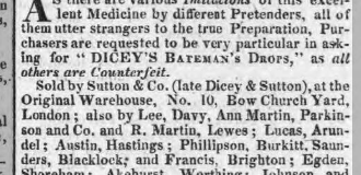 1820s advert