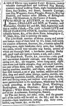 1847ja 2nd October Hampshire Telegraph