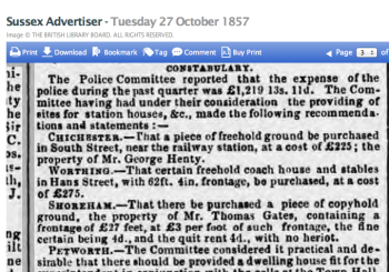 1857je 27 Oct SA West Sussex Michaelmas Sessions report