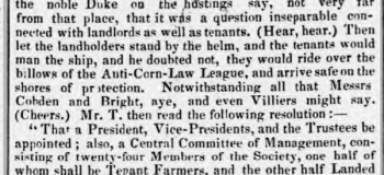 1844ai 30th January Sussex Advertiser Agricultural Meeting at Steyning