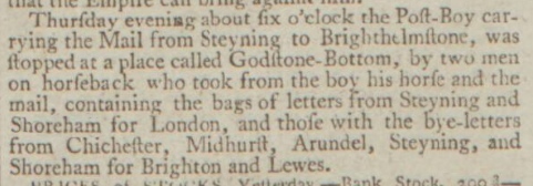 1792a 3rd November 1792 Northampton Mercury