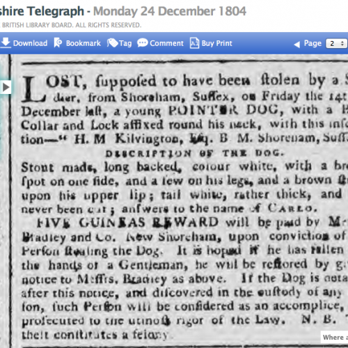 1804 24th December Hampshire Telegraph