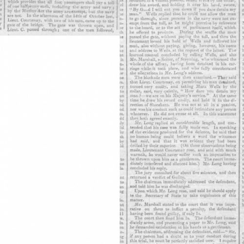 1829 23rd January London Standard Original