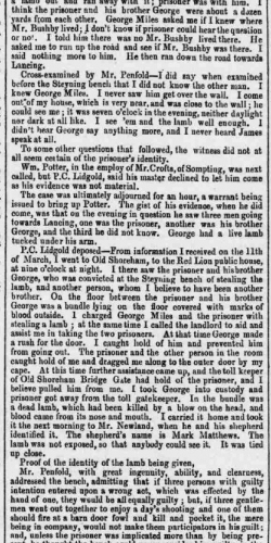1859lc 6th December SA Case heard at Worthing Magistrates Court