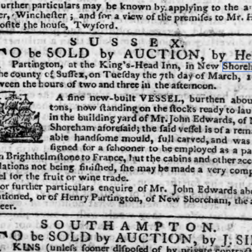 1786a February Hampshire Chronicle