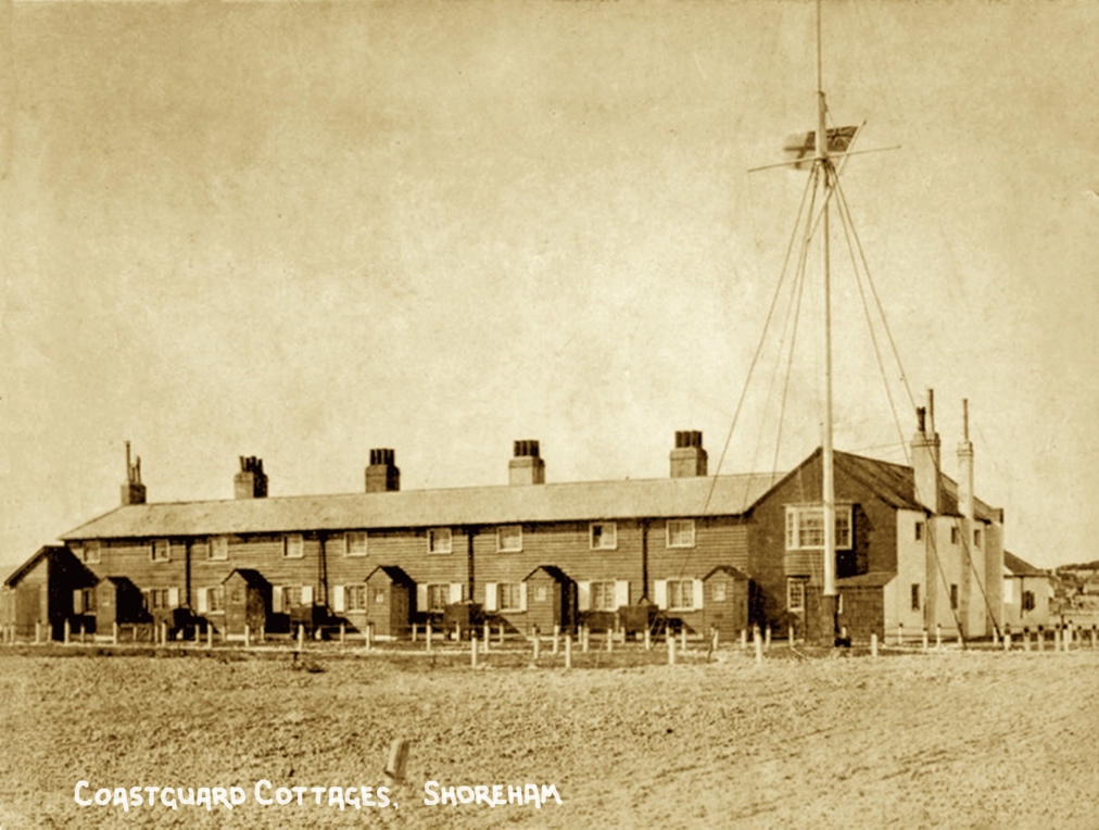 Description: Coastguard Cottages, circa 1890 copy2