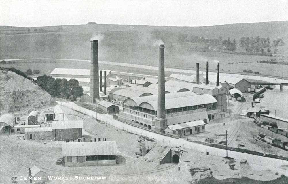 shoreham cement works 1902