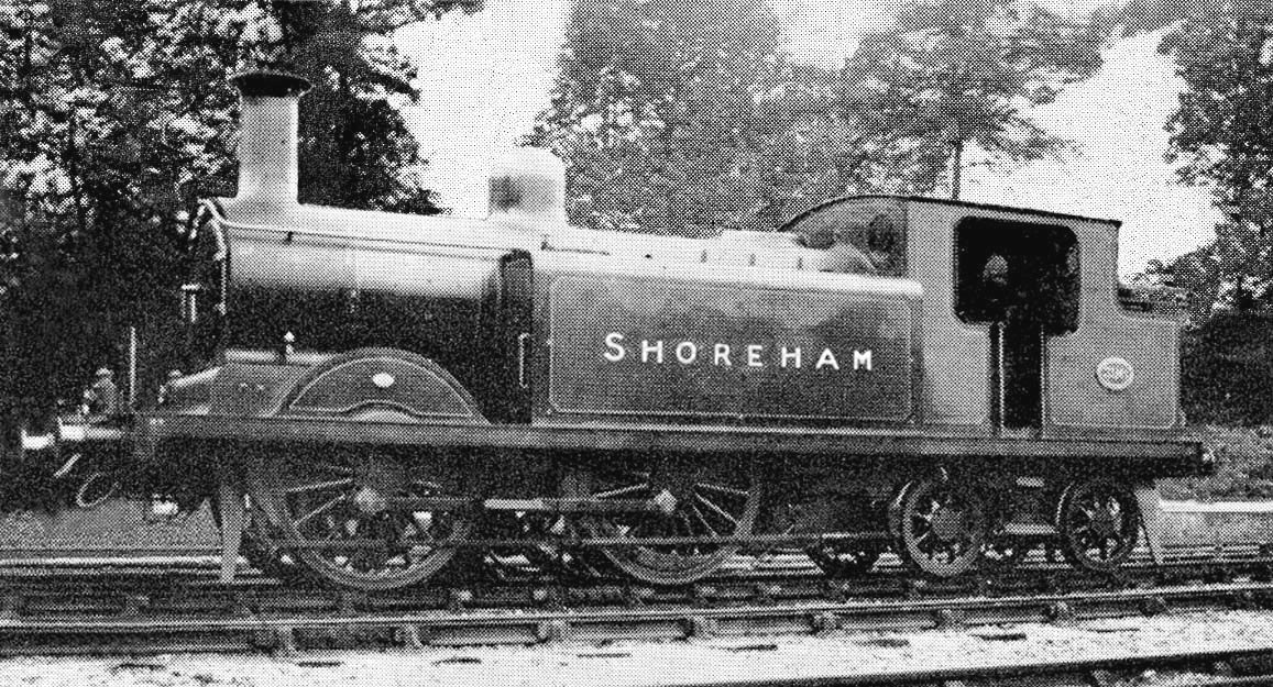 H A Class D3 locomotive with the Shoreham name added
