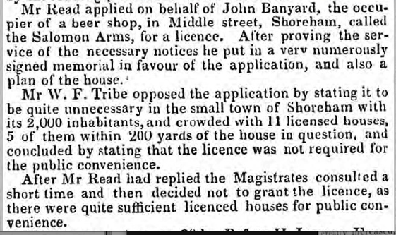 Description: Macintosh HD:Users:rogerbateman:Desktop:Royal Sovereign:Sussex Advertiser 5th September 1848.png