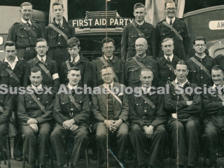 93.2221 First Aid Party, Ham Road, Shoreham-by-Sea. 1940