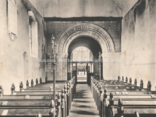 94.2546.15 Interior of St Nicolas Parish Church c1920