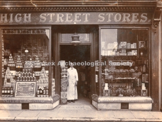 94.2564 High Street Store, Shoreham-by-Sea. Arthur Eade is the owner. c.1905