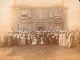 94.2594.1A Family and friends at Athol House (on the corner of New Road and Tarmount Lane