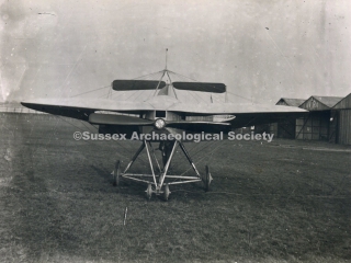 95. 2668. 7 A Lee-Richards annular monoplane at Shoreham Airport.