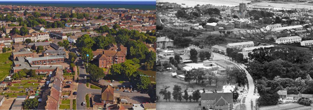 Image from Britain from Above ©2020 https://britainfromabove.org.uk/en/search?keywords=shoreham&country=global&year=all