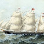 ‘The Swansea copper ore barque Delta, built at Cardiff in 1865 and owned by Henry Bath of Swansea